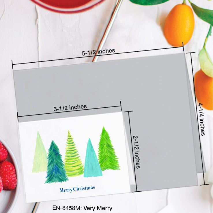 Very Merry, Greeting Card (#8458M)