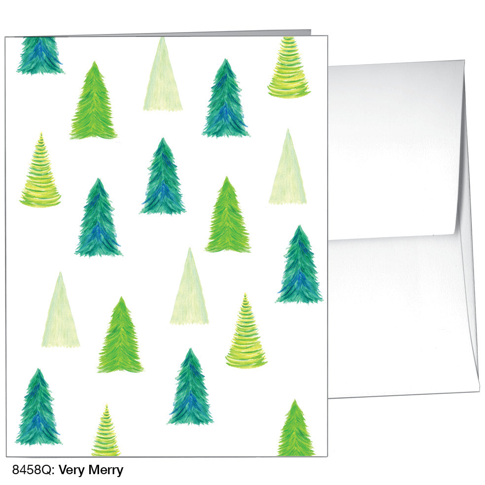 Very Merry, Greeting Card (#8458Q), A2 Card, www.printedcanvas.com