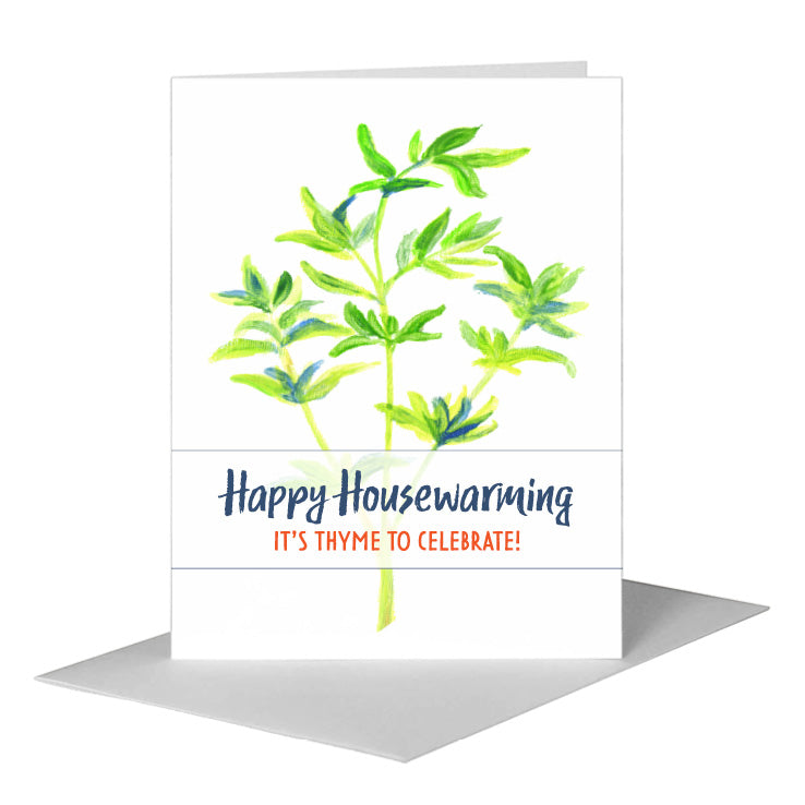 Thyme, Greeting Card (#8459B), A2 Card Front, www.printedcanvas.com