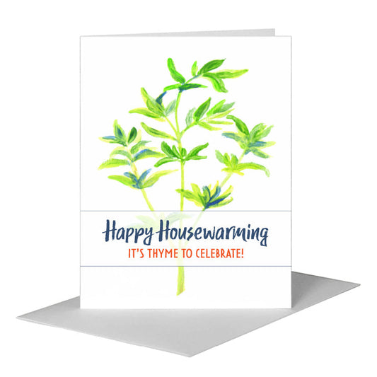Thyme, Greeting Card (#8459B) A2 Card Front, www.printedcanvas.com
