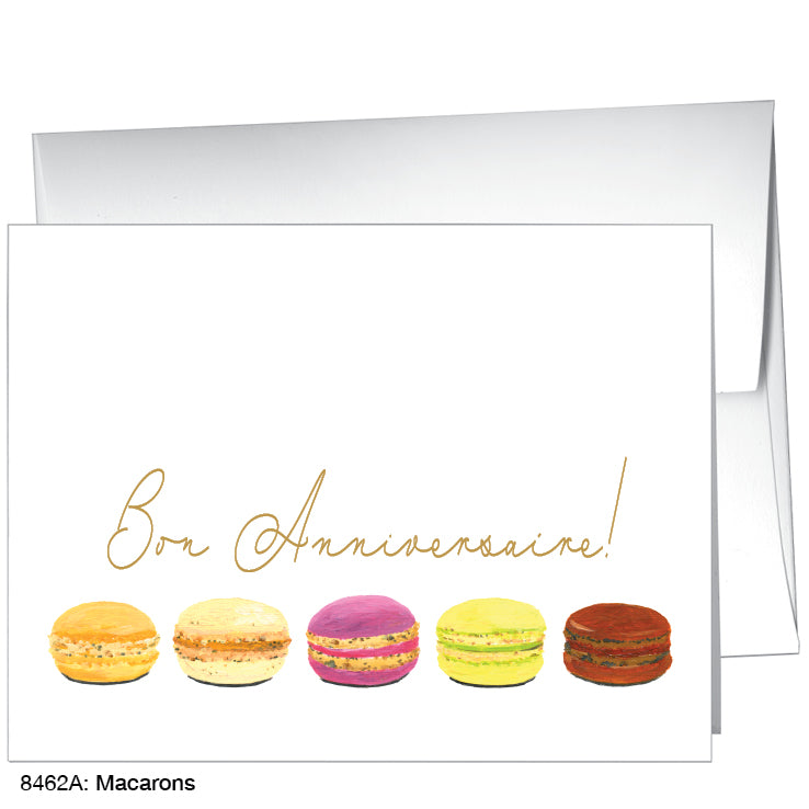 Macarons, Greeting Card (#8462A), A2 Card Front, www.printedcanvas.com