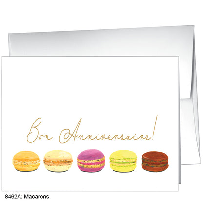 Macarons, Greeting Card (#8462A), A2 Card Front, www.printedcanvas.com