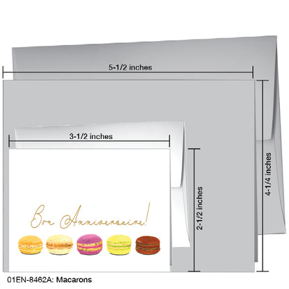 Macarons, Greeting Card (#8462A)