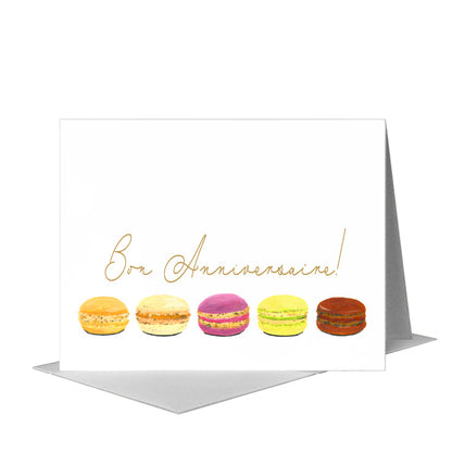 Macarons, Greeting Card (#8462A), A2 Card Front, www.printedcanvas.com