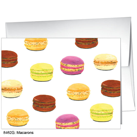 Macarons, Greeting Card (#8462G), A2 Card Front, www.printedcanvas.com