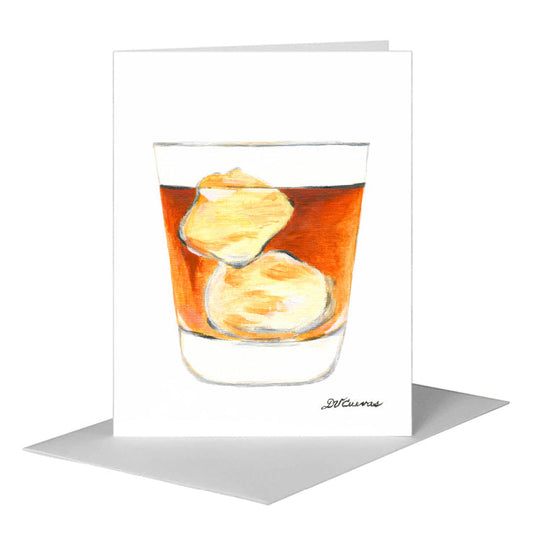 Scotch, Greeting Card (#8463A) A2 Card Front, www.printedcanvas.com