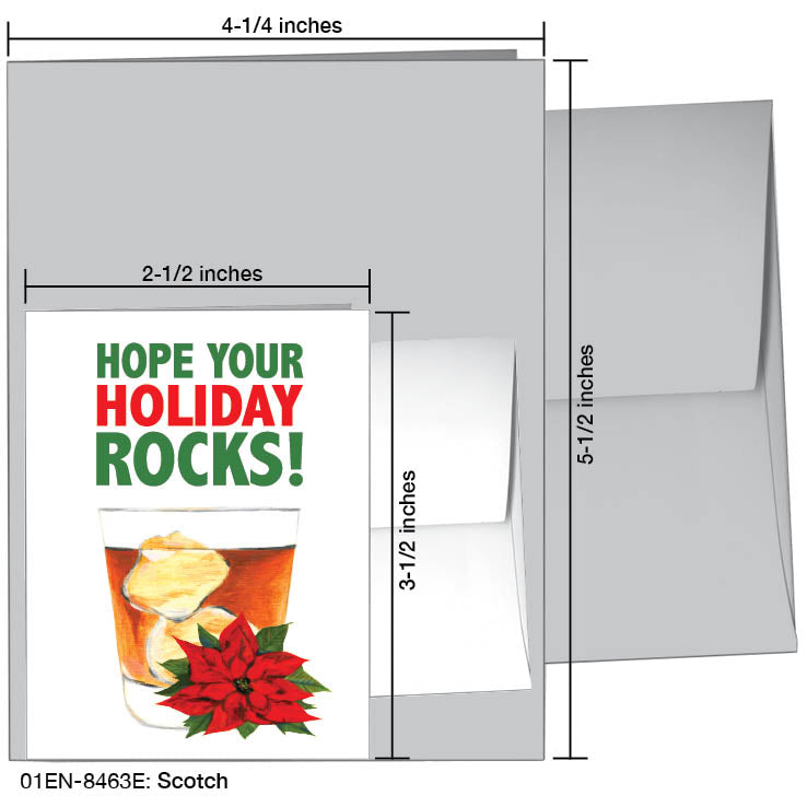 Scotch, Greeting Card (#8463E), Enclosure Card, www.printedcanvas.com