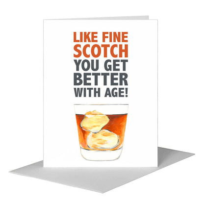 Scotch, Greeting Card (#8463F), A2 Card Front, www.printedcanvas.com