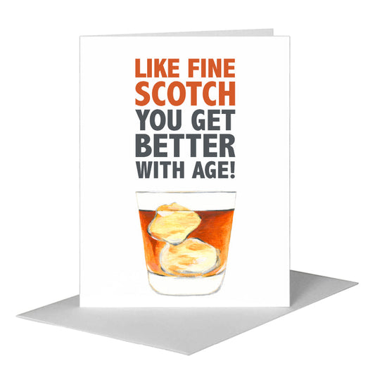 Scotch, Greeting Card (#8463F) A2 Card Front, www.printedcanvas.com