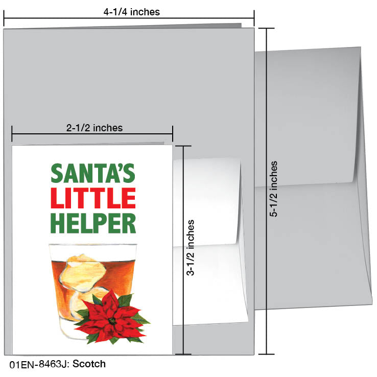 Scotch, Greeting Card (#8463J), Enclosure Card, www.printedcanvas.com