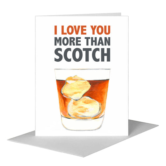 Scotch, Greeting Card (#8463M) A2 Card Front, www.printedcanvas.com