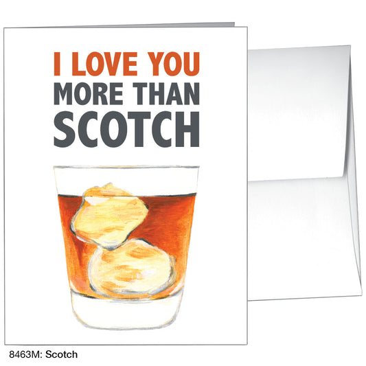 Scotch, Greeting Card (8463M), A2 Card Front, www.printedcanvas.com