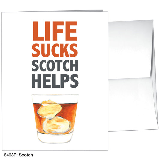 Scotch, Greeting Card (8463P), A2 Card Front, www.printedcanvas.com
