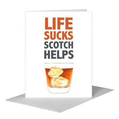 Scotch, Greeting Card (#8463P), A2 Card Front, www.printedcanvas.com