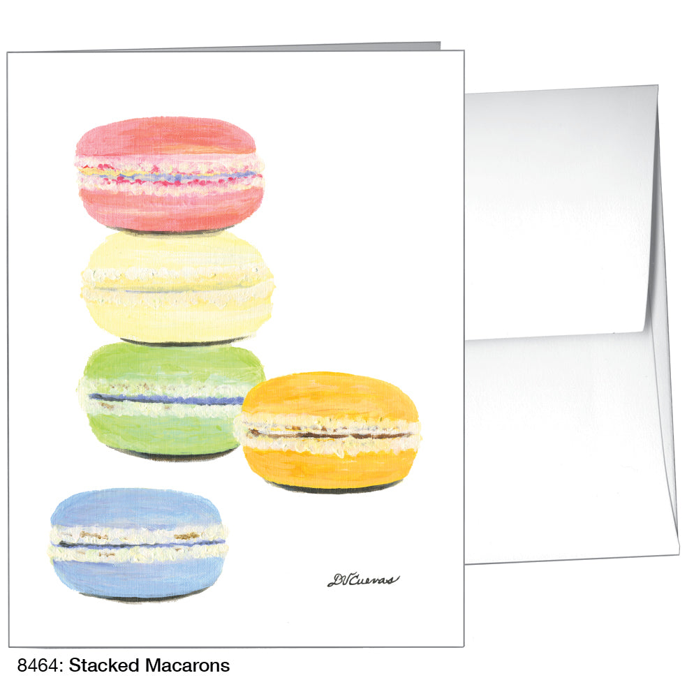 Stacked Macarons, Greeting Card (8464), A2, printedcanvas.com