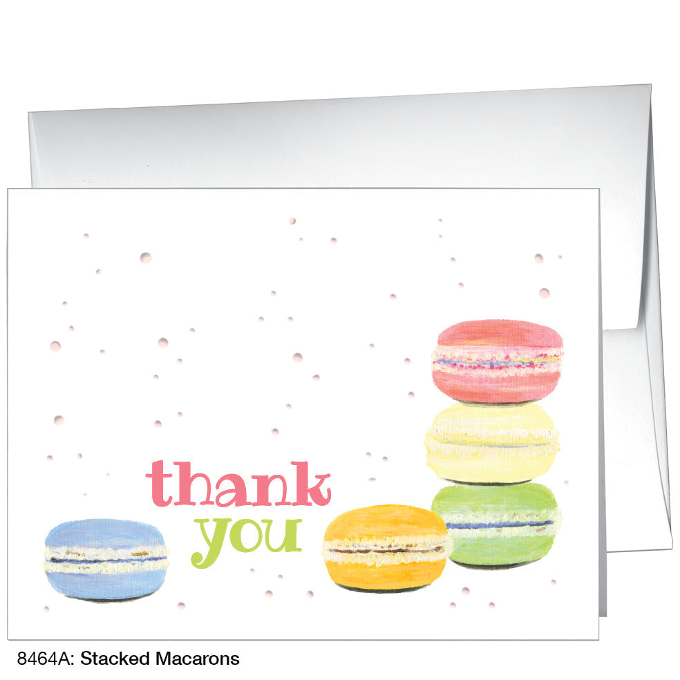 Stacked Macarons, Greeting Card (8464A), A2, printedcanvas.com