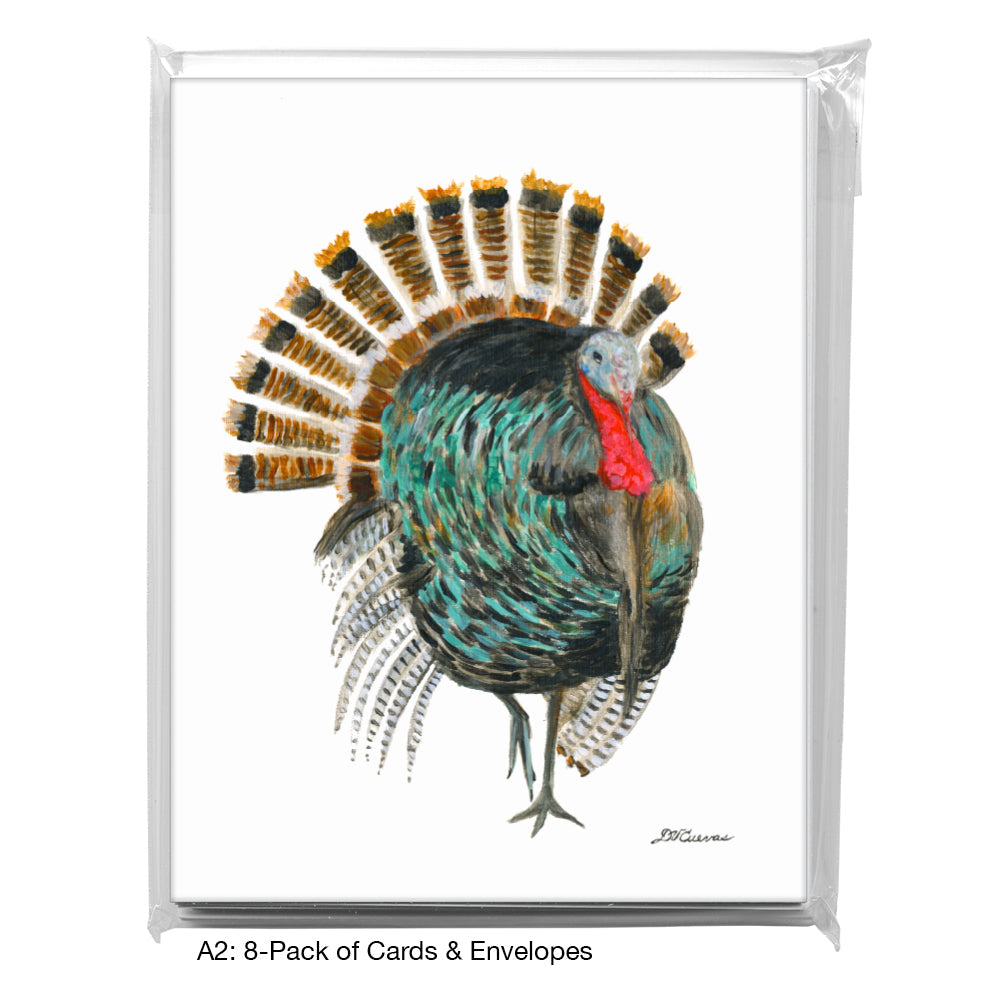 Gobbler, Greeting Card (8467A), A2 Card 8-Pack, www.printedcanvas.com