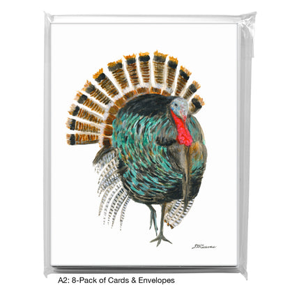 Gobbler, Greeting Card (8467A), A2 Card 8-Pack, www.printedcanvas.com