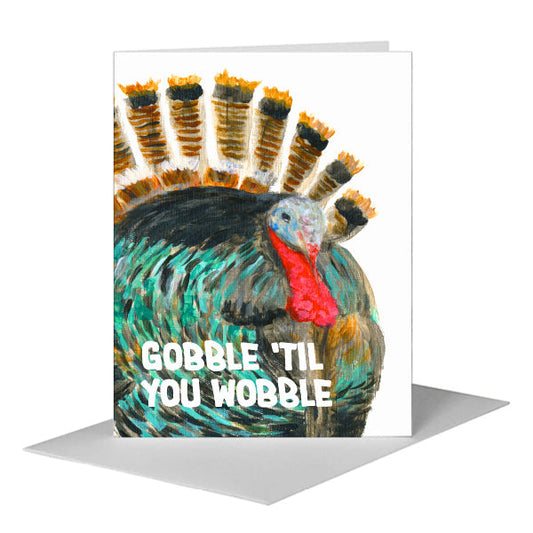 Gobbler, Greeting Card (#8467C) A2 Card Front, www.printedcanvas.com