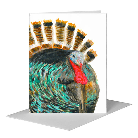 Gobbler, Greeting Card (#8467D) A2 Card Front, www.printedcanvas.com