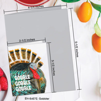 Gobbler, Greeting Card (8467E), Enclosure, www.printedcanvas.com