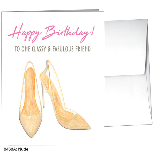 Nude Heel, Greeting Card (8468A), A2, printedcanvas.com