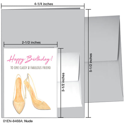 Nude Heel, Greeting Card (8468A), Enclosure, printedcanvas.com