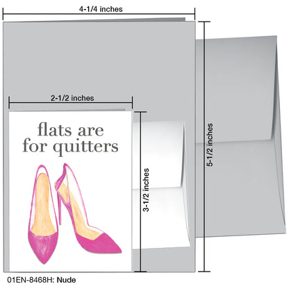 Nude Heel, Greeting Card (8468H), Enclosure, printedcanvas.com