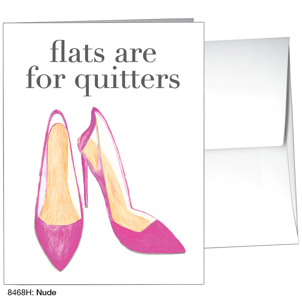 Nude Heel, Greeting Card (8468H), A2, printedcanvas.com