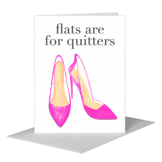 Nude Heel, Greeting Card (#8468H) A2 Card Front, www.printedcanvas.com