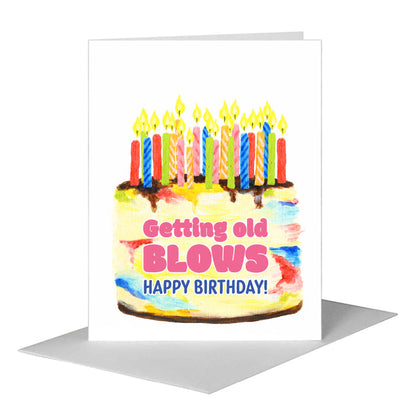 Birthday Cake, Greeting Card (#8470B), A2 Card Front, www.printedcanvas.com