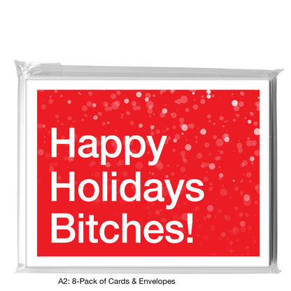 Ho Ho Ho, Greeting Card (8471A), A2 8-Pack, printedcanvas.com