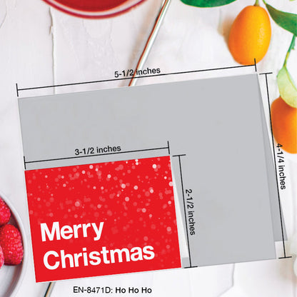 Ho Ho Ho, Greeting Card (#8471D)