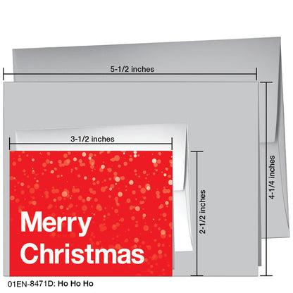 Ho Ho Ho, Greeting Card (#8471D)