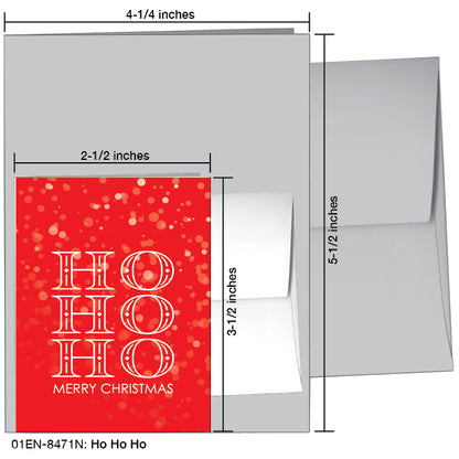 Ho Ho Ho, Greeting Card (#8471N)