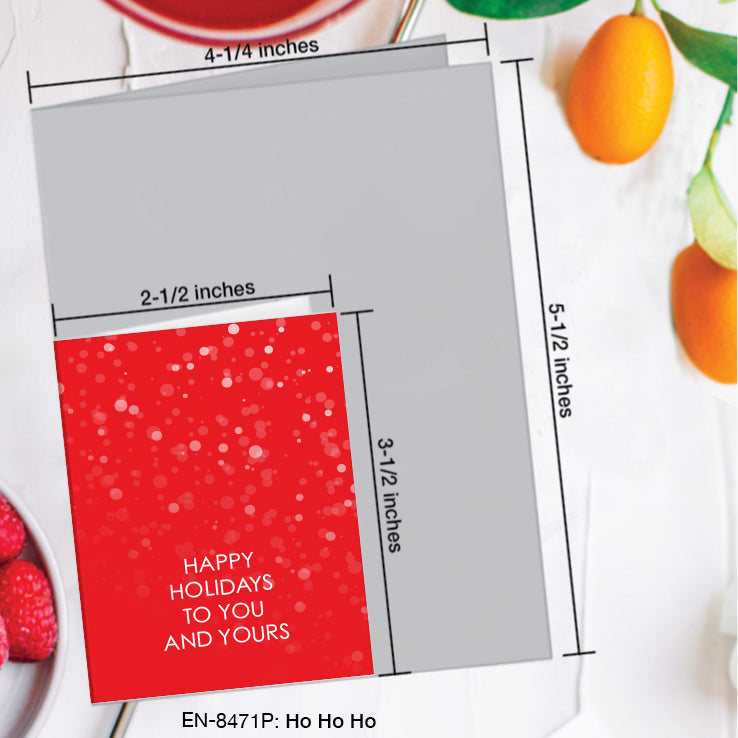 Ho Ho Ho, Greeting Card (#8471P)