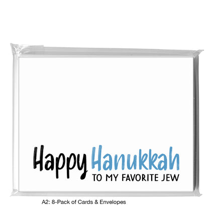 Happy Hanukkah, Greeting Card (8472)