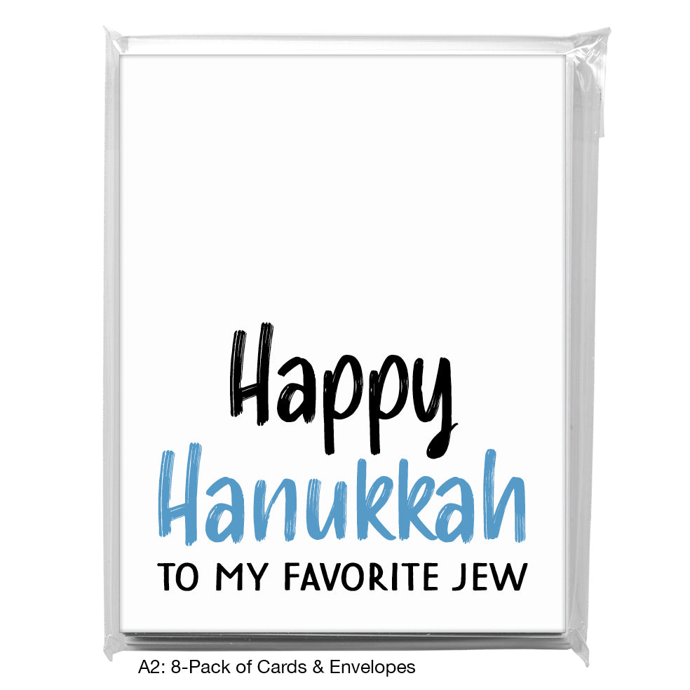 Happy Hanukkah, Greeting Card (8472A)