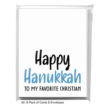 Happy Hanukkah, Greeting Card (8472B)