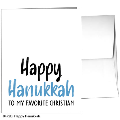Happy Hanukkah, Greeting Card (8472B)