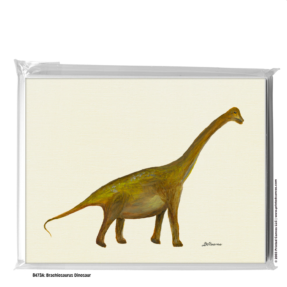 Brachiosaurus Dinosaur, Greeting Card (#8473A)