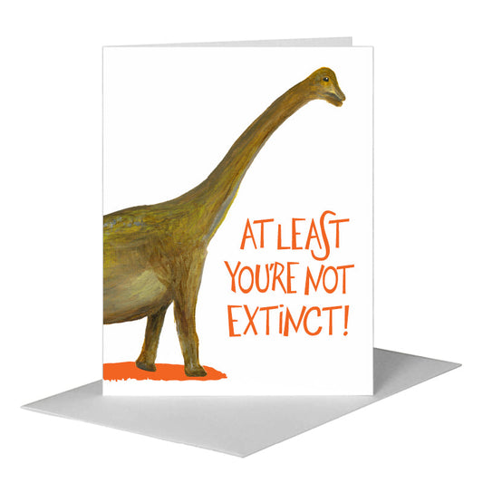 Brachiosaurus, Greeting Card (#8473B) A2 Card Front, www.printedcanvas.com