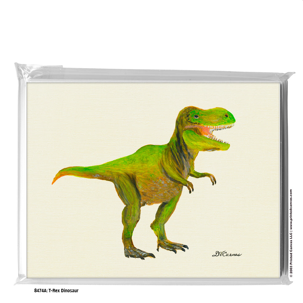 T-Rex Dinosaur, Greeting Card (#8474A)