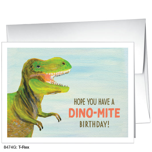 T-Rex, Greeting Card (8474G)