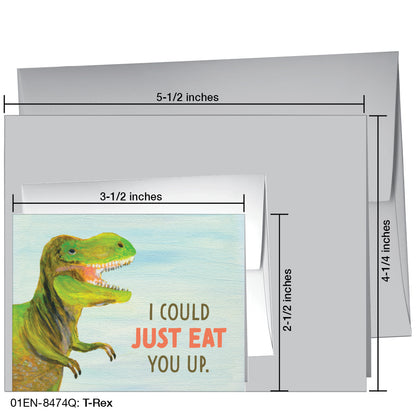 T-Rex, Greeting Card (8474Q)