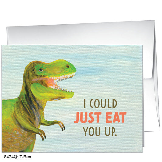 T-Rex, Greeting Card (8474Q)