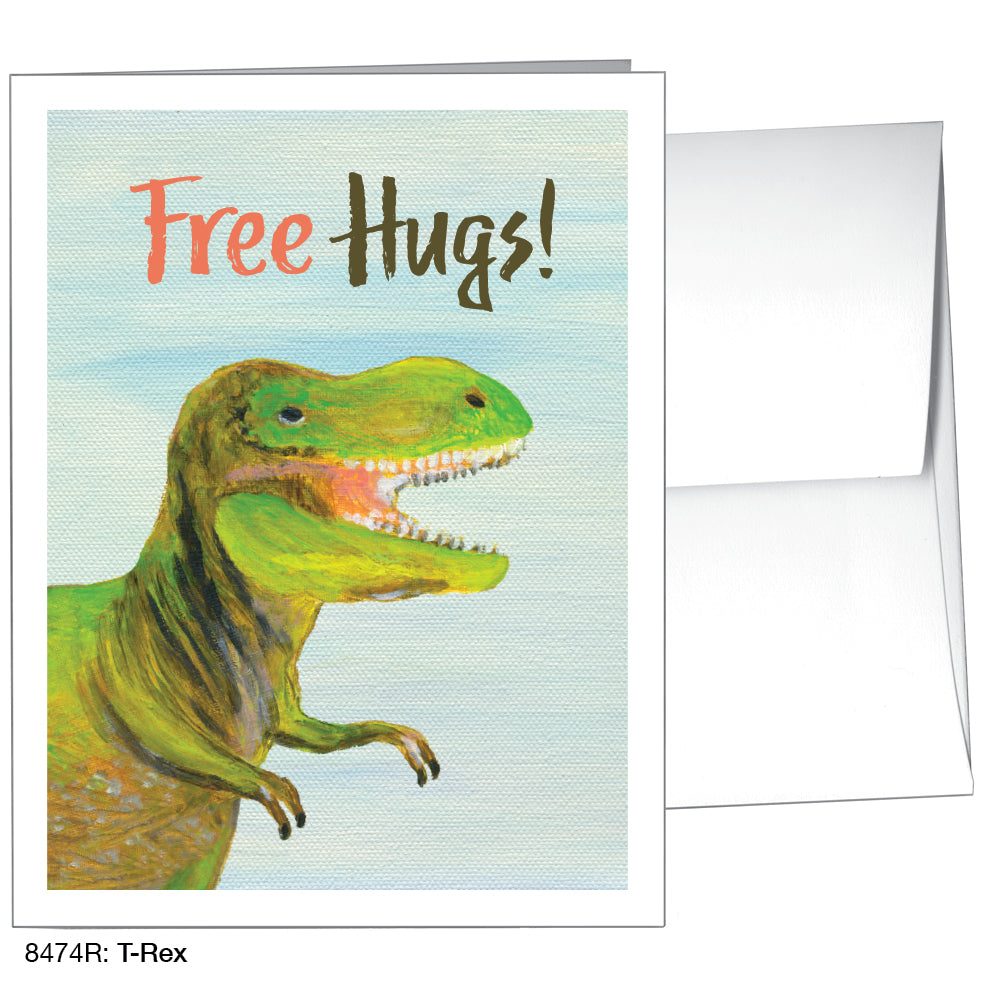 T-Rex, Greeting Card (8474R)