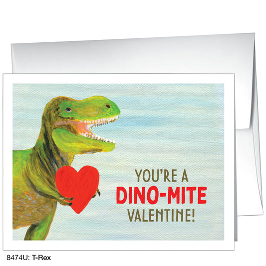 T-Rex, Greeting Card (8474U)