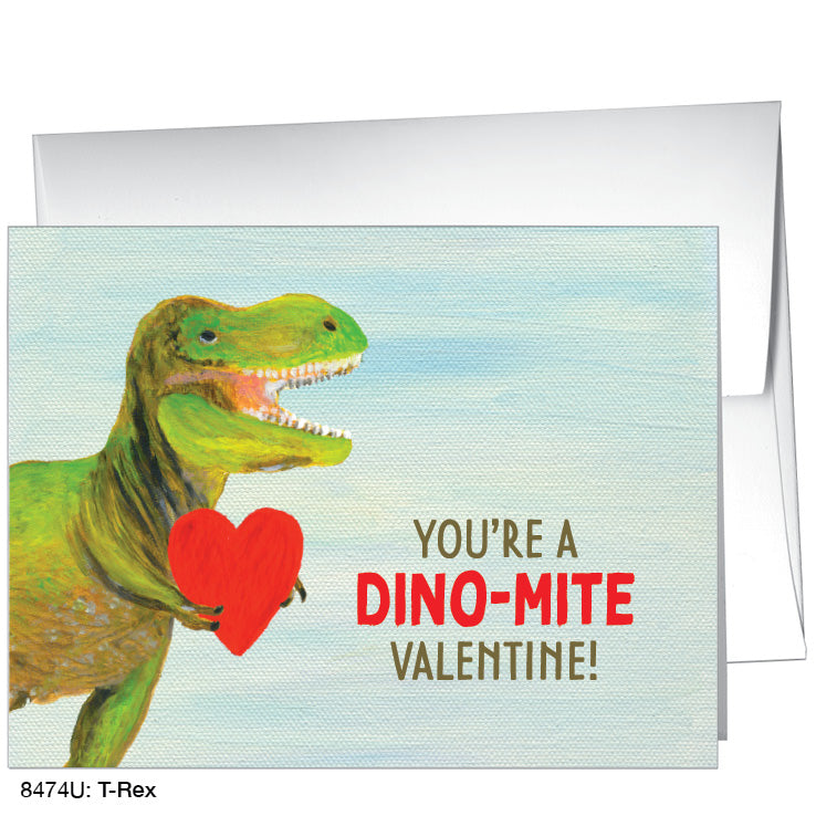 T-Rex, Greeting Card (8474U)
