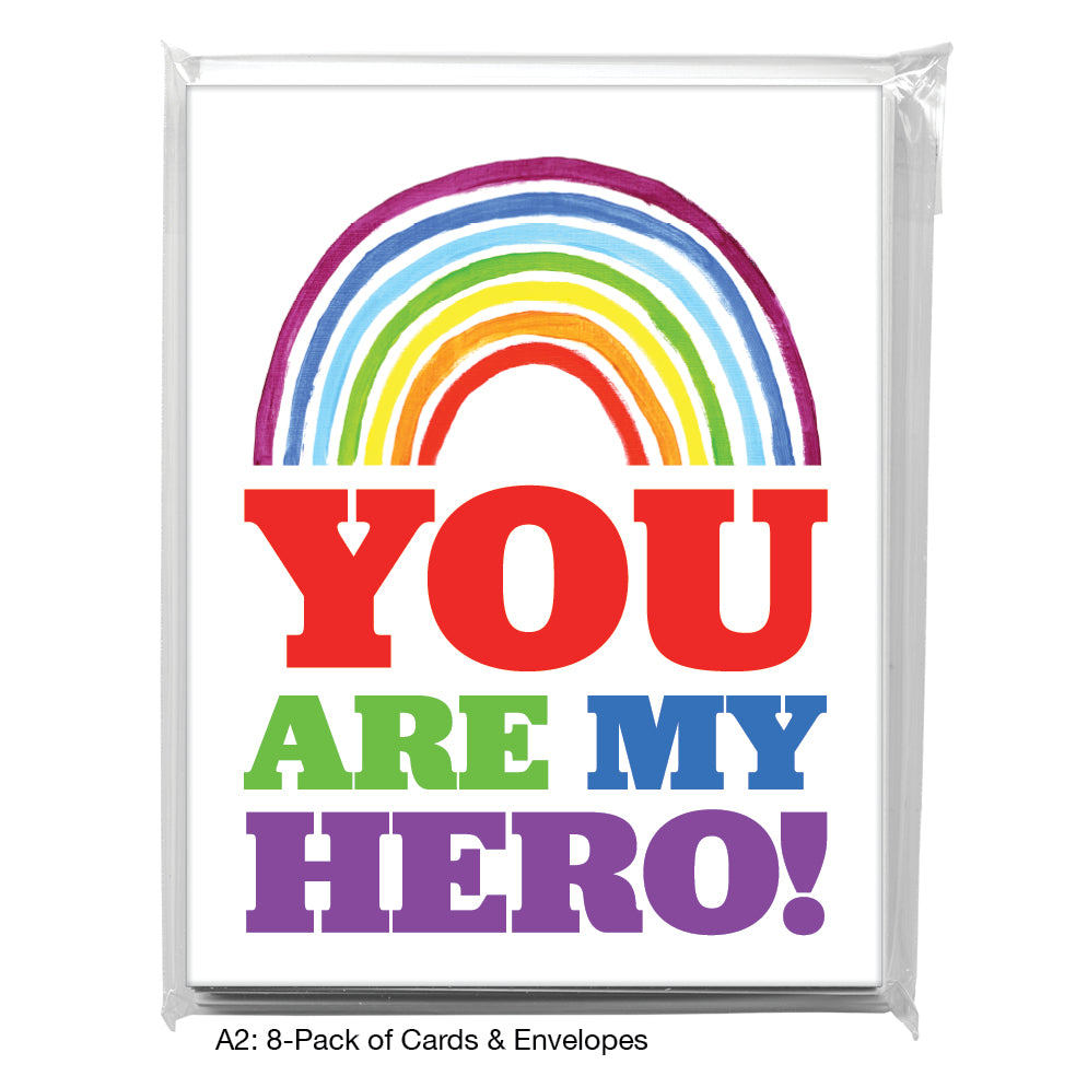 You Are My Hero, Greeting Card (8476), A2 8-Pack, printedcanvas.com